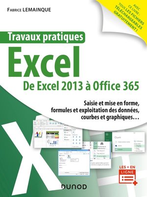cover image of Travaux pratiques--Excel--Toutes versions 2013 à 2019 et Office 365